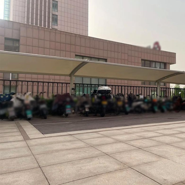 木兰县膜结构电动车棚